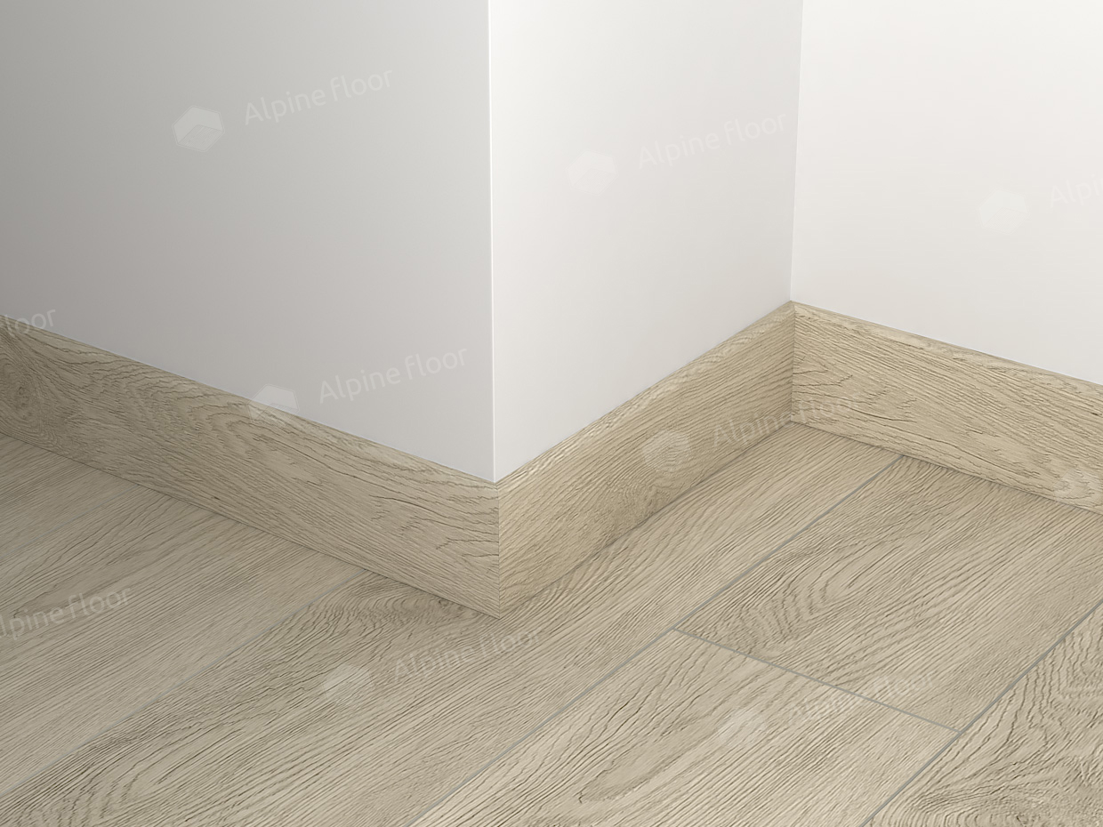 Плинтус каменно-полимерный Alpine Floor SK 11-5 Камфора 80х11х2200, упаковка 1 шт