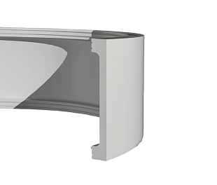 Плинтус напольный Decor Dizayn DD708F гибкий 80х13х2000 мм, упаковка 1 шт