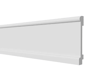 Плинтус напольный Decor Dizayn DD712 фигурный 100х17х2000 мм, упаковка 1 шт