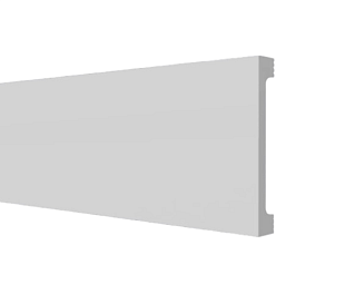 Плинтус напольный Decor Dizayn DD710 прямой 120х13х2000 мм, упаковка 1 шт