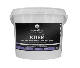 Клей Однокомпонентный силановый клей Alpine Floor Силан Про 10 кг