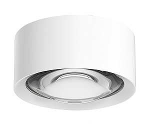 Светильник накладной OCCHIO 8W, D90xH45мм, 3000К, IP54, белый