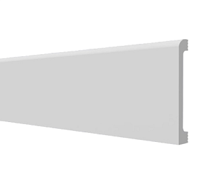 Плинтус напольный Decor Dizayn DD708 прямой 80х13х3000 мм, упаковка 1 шт