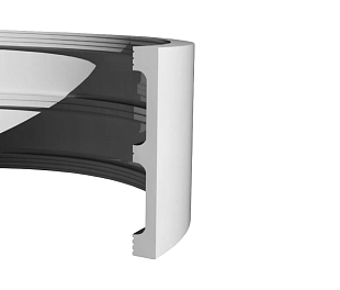 Плинтус напольный Decor Dizayn DD709F гибкий 100х13х2000 мм, упаковка 1 шт